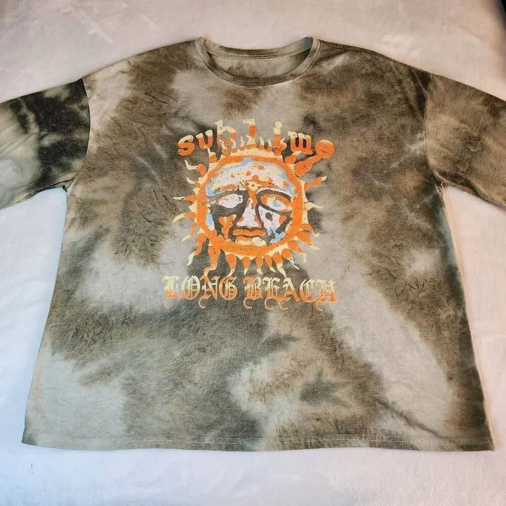 Sublime Oversized Tie Dyed Graphic Tshirt Size Medium